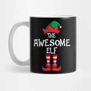 Awesome Elf Matching Family Christmas Mug